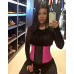 Black Latex Work Out Waist Trainer