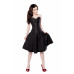 Tafetta Black Circle Skirt