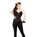 Duchess Satin Lilah Steel Boned Corset With Removable Panel