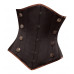 Duchess Satin Lilah Steel Boned Corset With Removable Panel