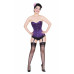 Pure Silk Dita Steel Boned Corset