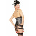 Steel Boned Paisley Print Corset