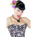 Long Overbust Floral Steel Boned Corset 