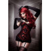 Long Tapestry Design Brocade Steel Boned Corset