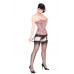 Floral Wine Overbust Steel Boned Corset 